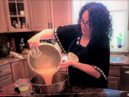 Andrea Levy shows us how to cook pumpkin pancakes.
