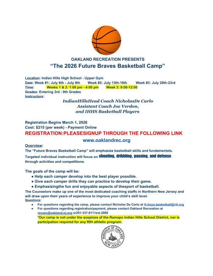 Boys Basketball Camp