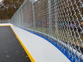 New side boards of Roller Hockey Rink