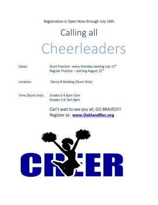 Calling All Cheerleaders