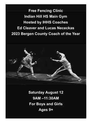 fencing clinic flyer