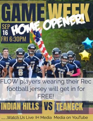 Indian Hills HS football opening day
