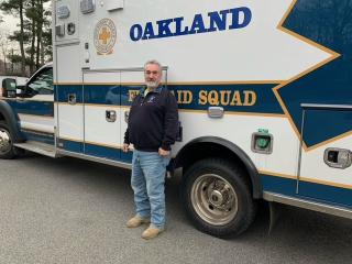 Oakland First Aid Squad Chief Jeff Marcheso