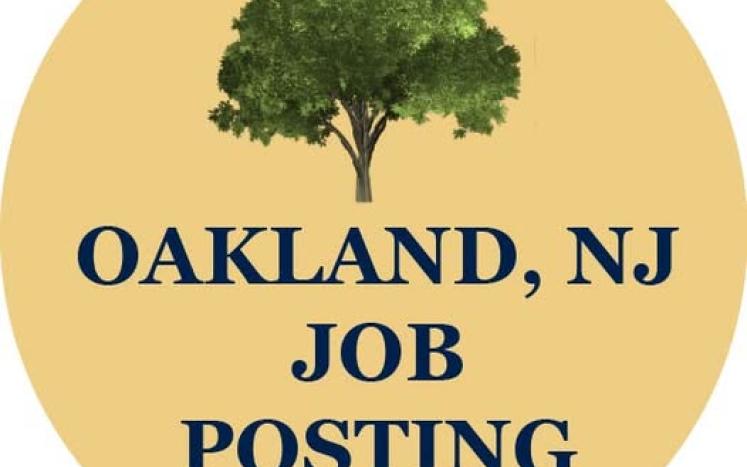 Job Posting with oak tree and yellow circle background. 